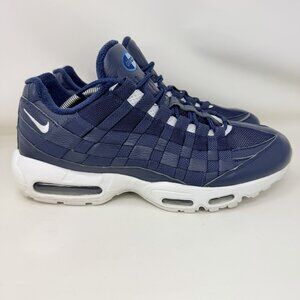 Nike By You ID Air Max 95 Woven Running Shoes Blue White Men's Size 77
